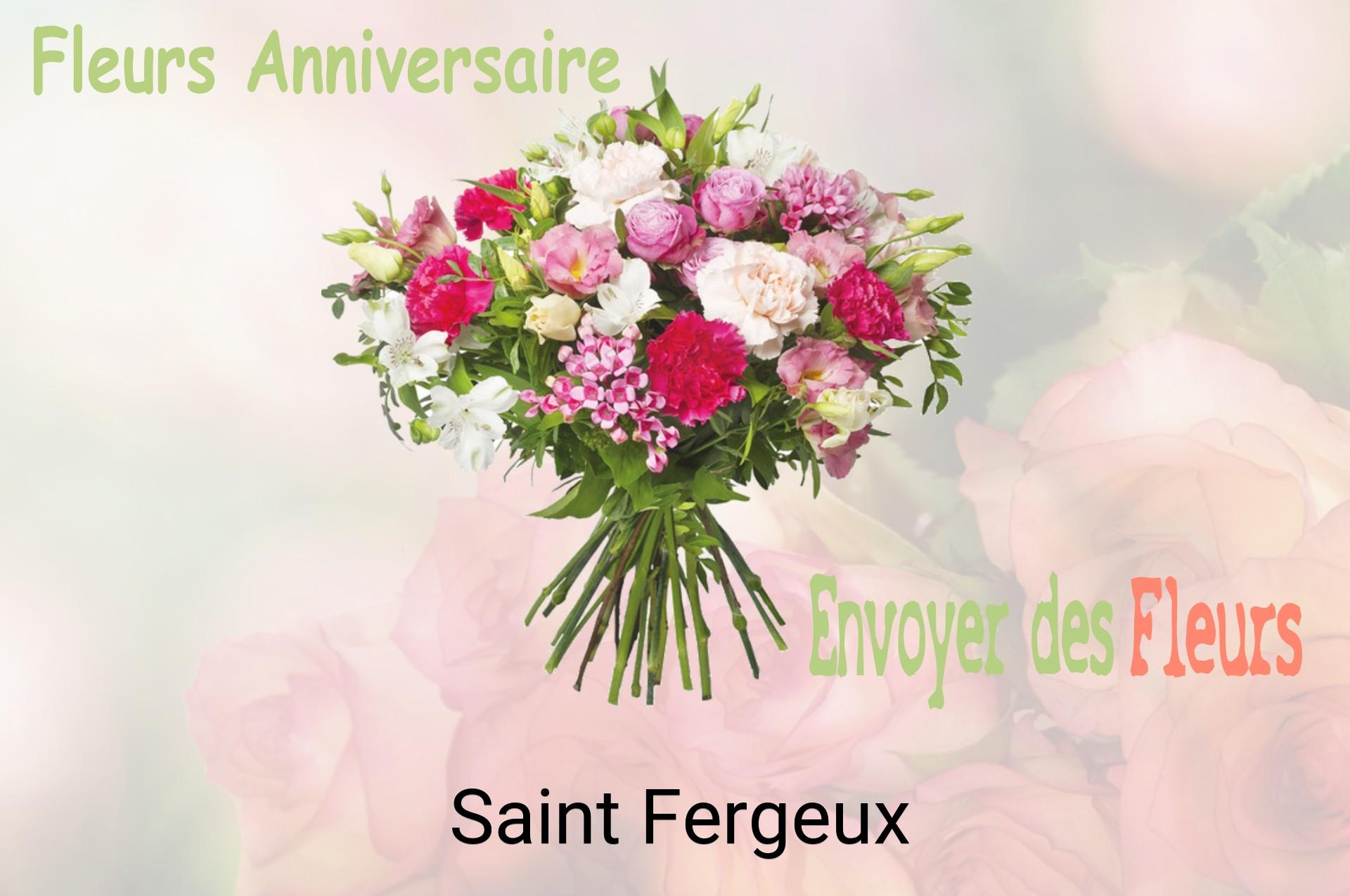 Bouquet de fleurs d’anniversaire livré à Saint-Fergeux