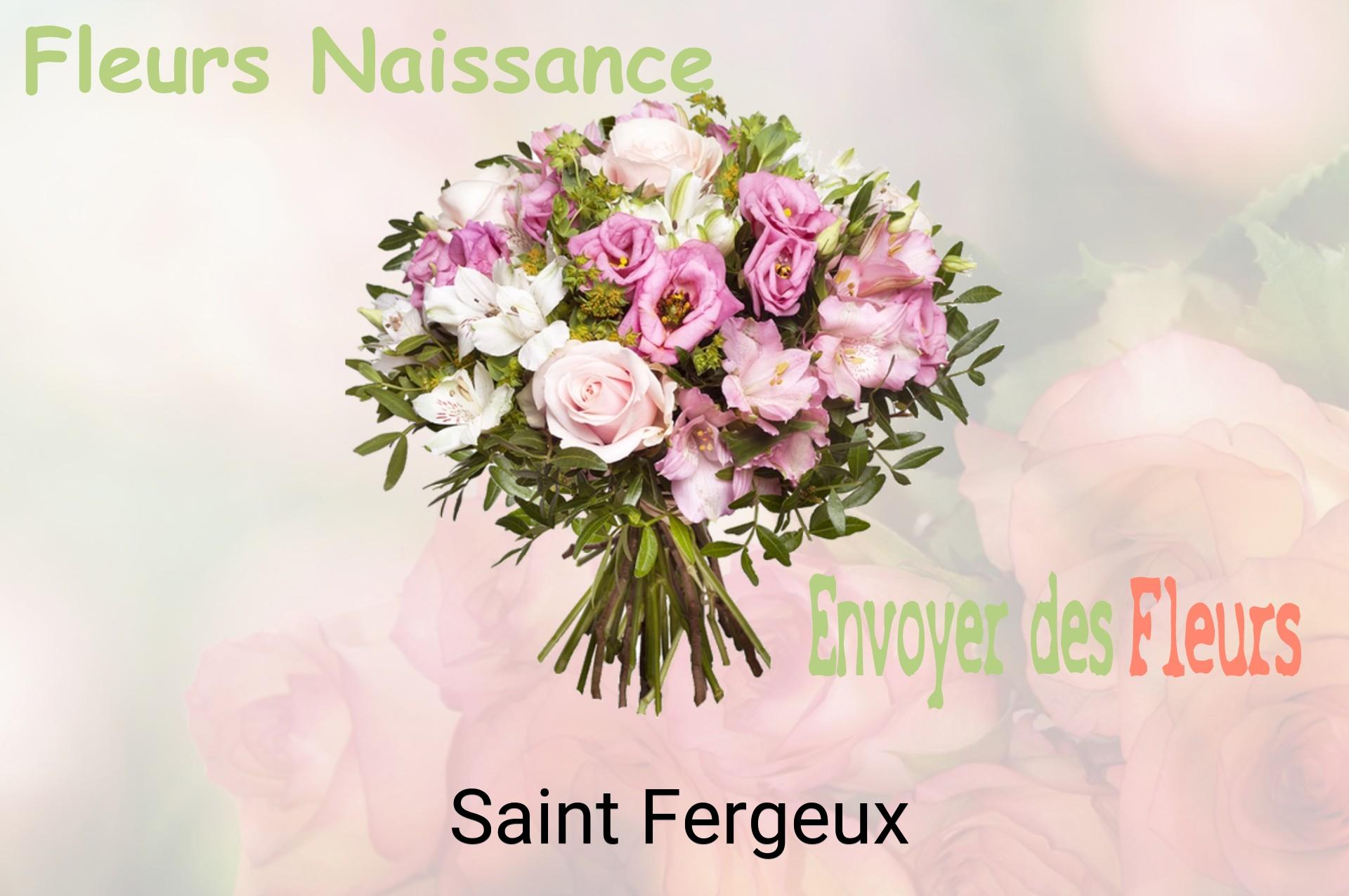 Bouquet de fleurs de naissance livré à Saint-Fergeux