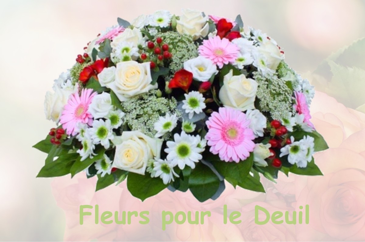 fleurs deuil SAINT-FERGEUX